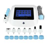 Máquina de terapia de ondas de choque neumáticas con 7 cabezales, frecuencia ajustable de 50-60 Hz y energía de 0-100 %, penetración profunda de 8 cm en la piel, no invasiva, for aliviar el dolor.