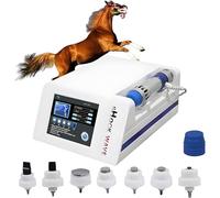 Máquina De Terapia De Ondas De Choque Para Animales, Masajeador Articular De Ondas De Choque 300Mj Con 7 Cabezales De Masaje De Tejido Profundo, Para Aliviar El Dolor Articular Y Muscular En Animales