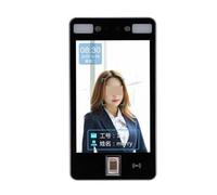 Máquina De Tiempo Asistencia con Reconocimiento Facial, Pantalla Grande 8 Pulgadas, Dinámico AI, Tarjeta Huella Dactilar Reloj eficiente