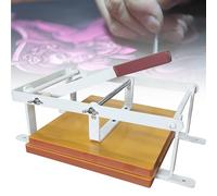 Máquina de tipografía manual, altura ajustable para impresión, ideal para proyectos de arte y manualidades