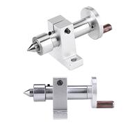 Máquina de torno de centro giratorio, piezas de bricolaje en el centro vivo de doble rodamiento para mini herramienta de carpintería