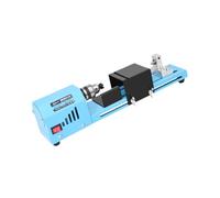 Máquina de torno para proyectos de carpintería en mesa, mini máquina de grabado de bricolaje, motor de rodamiento de 150 W, cabezal de portabrocas de precisión de 0,6 a 6,5 mm, rango de sujeción