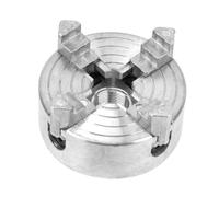 Máquina de torno, Rodamientos De Torno Aleación Zinc Portabrocas 4 Mordazas Biela Autocentrante No Mandril Torneado Madera Para Mini Banco,para roscar, tornear y taladrar