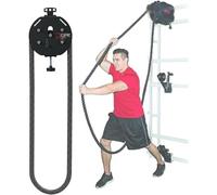 Máquina de tracción de cuerda infinita para el hogar, entrenador de cable de resistencia ajustable para agarre, brazos, espalda y coordinación corporal