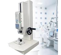 Máquina de tracción eléctrica digital de sobremesa, soporte para medidor de fuerza manual, cuna lateral espiral HLD, para pruebas de resistencia a la tracción, compresión y desgarro 100N-WithRuler