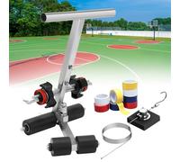 Máquina de Trazado de líneas de Estacionamiento, con Kit Circular, Máquinas de Trazado de líneas de Campo de Juego Ajustables, Máquina de Cinta de línea de Cancha, Altura y Ancho Ajustables