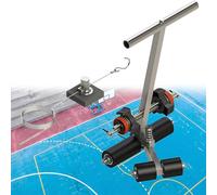 Máquina de trazado de líneas para canchas y calzadas, aplicador de cinta de suelo de 80 cm para asfalto y hormigón, ideal para baloncesto, señalización de carreteras y líneas de advertencia