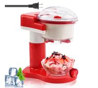 Máquina de trituración de hielo eléctrica para hielo afeitado, 500 ml, máquina de cubitos de hielo compacta para bolas de nieve caseras, granizados, cócteles, frappé, café, té helado, máquina de