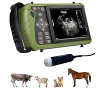 Máquina de ultrasonido veterinaria de mano con sonda de 3,5 MHz para embarazo en perros, gatos, cerdos, cerdos, ovejas