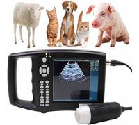 Máquina De Ultrasonido Veterinario Portátil, probador embarazo mano para animales granja, Detector Ultrasonido Veterinario Mano,Pantalla LED 5.6" Con Sonda 3.5 Mhz,Para Gestación En Cerdas Y Ovejas