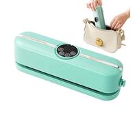 Máquina de vacío manual - 60 kpa Suction 7,4 V recargable | 3-Temperature Settings - Portable Food for Meat Fish | Mini Vacuum Sealing Tool - Camping Travel RV Picnic Pantry Organization