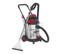 Máquina De Valet Sealey Húmeda Y Seca 30L Tambor De Acero Inoxidable VMA915