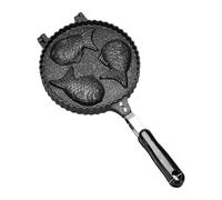Máquina De Waffles Taiyaki Antiadherente De Aluminio Con Mango Largo