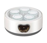 Máquina de yogur - Control ajustable del tiempo y la temperatura 1,2 l aparatos de cocina, yogurtera compacta - para queso, fruta, vino, casa, cocina, desayuno, alimentación