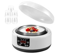 Máquina de yogur digital automática de 36 horas, 1.2 L, pantalla LCD con temperatura constante, fabricante de yogur probiótico con control de temperatura