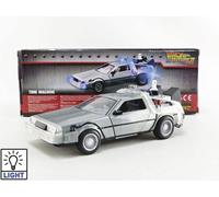 Jada Toys Back to The Future II Hollywood Rides Diecast Model 1/24 Delorean Time Machine