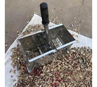 Máquina descascaradora de cacahuetes con doble pantalla, descascarillado eficiente y separación de granos, conserva la integridad del cacahuete, ideal para el procesamiento de cacahuetes y cereales