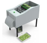 Máquina descascaradora de guisantes automática comercial, alta eficiencia 25-40 kg/h, pelador de soja, herramienta de pelado rápido de baja rotura para frijoles y guisantes