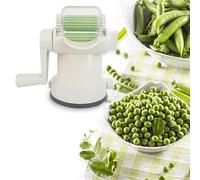 Máquina descascaradora de guisantes, descascaradora de frijoles domésticos de manivela para uso en cocina y restaurante