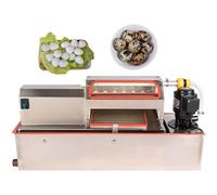 Máquina descascaradora eléctrica de huevos de codorniz, spray de agua automático para pelar fácilmente, diseño compacto para uso doméstico y comercial