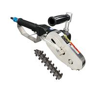 Máquina desforradora de papel industrial, desbrozadora neumática de residuos, herramienta de recorte de cartón corrugado, desbrozadora de residuos de cajas de cartón con cadena de aleación de acero, l