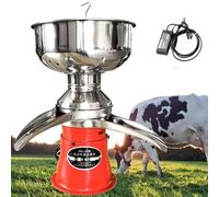 Máquina desnatada de leche, Separador centrífugo de crema de leche eléctrico, Separador de crema eléctrico Separador de leche de vaca de cabra de acero inoxidable 50L/H Convirtiendo