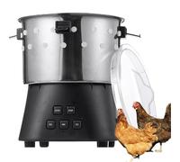 Máquina desplumadora de aves de corral, removedor eléctrico de plumas de acero inoxidable para desplumar rápidamente pollos, patos y pájaros para uso agrícola