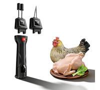 Máquina desplumadora de pollo de mano, totalmente automática de alta potencia, ajuste de cabeza cónica de acero inoxidable para depilación de aves de corral