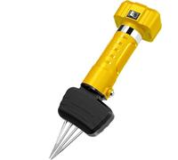 Máquina desplumadora de pollo eléctrica de mano, máquina de desplumado rápido de aves de corral con espacio de cono ajustable y opciones de alimentación duales para gansos y patos