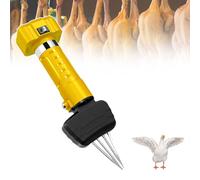 Máquina desplumadora de pollos de mano, eliminación eléctrica de plumas de aves de corral con cabeza cónica intercambiable, espacio ajustable, desplumado rápido, for pollos, patos, gansos