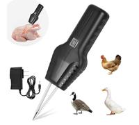 Máquina Desplumadora Eléctrica Portátil para Aves - Cabezal Cónico de Acero Inoxidable, Alta Eficiencia y Diseño Ergonómico, Eliminación Rápida y Suave de Plumas para Pollo, Pato, Ganso y Más