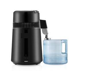 máquina destiladora de agua, Destilador De Agua 4L 1,05 Galones Filtro Purificador Puro Encimera 750W Destilado MakerInterior