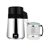 máquina destiladora de agua, Destilador De Agua 4L, 750W, Acero Inoxidable Con Botella, Salida Calidad Alimentaria, Contenedor Vidrio, Máquina Destiladora 110V -240V