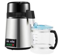 máquina destiladora de agua, Filtro Purificador De Destilador Agua 4L, Dispensador Velocidad Destilación 1L/H, Suavizante Botellas Para Beber, Electrodoméstico Con Pantalla Táctil