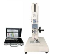 Máquina digital de prueba de tracción, probador de tracción con pantalla LCD, error ± 0.001, carrera de 300 mm, abrazadera de 0-8 mm, incluye 5 sondas para textiles, deportes, investigación y pesca
