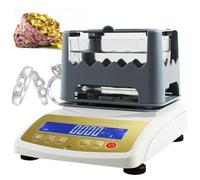 Máquina digital probadora de pureza de oro con pantalla LCD, analizador de metales preciosos, medidor de densidad, precisión de pesaje de 0,01 g/0,001 g, ideal para evaluar la calidad del oro