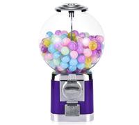 Máquina dispensadora de chicles de burbujas con 100 tornados, máquina expendedora clásica para tiendas minoristas, dispensador de cápsulas de caramelos