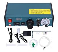 Máquina Dispensadora de Pegamento, Dispensador de Pegamento Manual Semiautomático de Aleación de Aluminio con Pantalla Digital Y Control de Temporizador para(Enchufe de la UE AC220V)