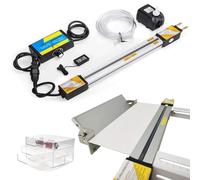 MáQuina Dobladora De AcríLico de 800 W, dobladora de plástico de 60 cm con ajuste de ángulo y longitud, espesor de calentamiento de PVC de 1 mm a 6 mm y temperatura ajustable.