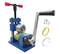 Máquina dobladora de acrílico, Máquina dobladora de anillos y pulseras con manivela manual, máquina formadora de rollos manual, máquina laminadora de prensa for joyería de oro y plata