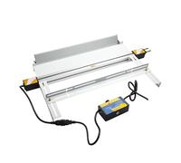Máquina dobladora de acrílico por calor de 125 cm con caja de luz Máquina dobladora de de exhibición de PVC con soporte de posicionamiento en ángulo para la fabricación de letreros