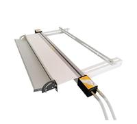 Máquina dobladora de acrílico por calor, dobladora de plástico acrílico y PVC con calentador de caja de luz y accesorios de posicionamiento de longitud para la fabricación de letreros(With length+loca