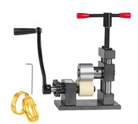 Máquina Dobladora De Anillos 2 En 1, Molino Para Joyería Diy Con Manija Y Diseño Desmontable, Para Tamaños 48-68, Para Procesar Anillos, Pulseras, Pendientes Y Más black