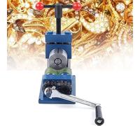 Máquina dobladora de anillos de manivela, herramienta de enrollado manual para joyas, dispositivo de doblado de pulseras de metal para manualidades y diseño