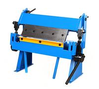 Máquina dobladora de chapa 305 mm 0-135 ° banco doblador manual de hierro dobladora banco de cantos dobladora giratoria para cortar, doblar, laminar, laminar chapa y para trabajar metales
