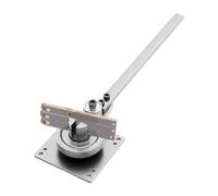 Máquina dobladora de metal: dobladora de barras de acero y hierro plano para bricolaje, dobladra de acero portátil de mano que ahorra mano de obra | Máquina de bloques de hierro | para aplicaciones