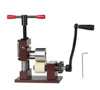 Máquina dobladora de prensa de anillo, manivela de mano de acero inoxidable, fácil de operar, adecuada para proyectos de proceso