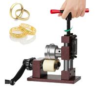 Máquina dobladora de prensa de anillos, Dobladora de anillos de metal, Laminador manual de joyería, Herramienta para formar cucharas, Máquina dobladora de pulseras combinada