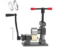 Máquina dobladora de prensa de anillos, máquina dobladora de pulseras, máquina laminadora de joyas de metal ajustable, herramienta para formar cucharas, herramientas para hacer dobl gray rubber wheel