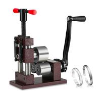 Máquina dobladora de prensa de anillos, máquina dobladora de pulseras, máquina laminadora de joyas de metal ajustable, herramienta para formar cucharas, herramientas para hacer doblado red iron wheel